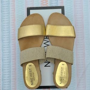 NINE WEST flat sandal (calicool48)